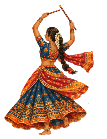 Traditional Garba Performer